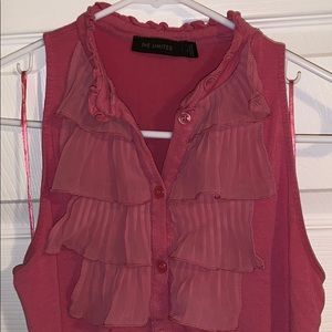 Ruffle tank blouse